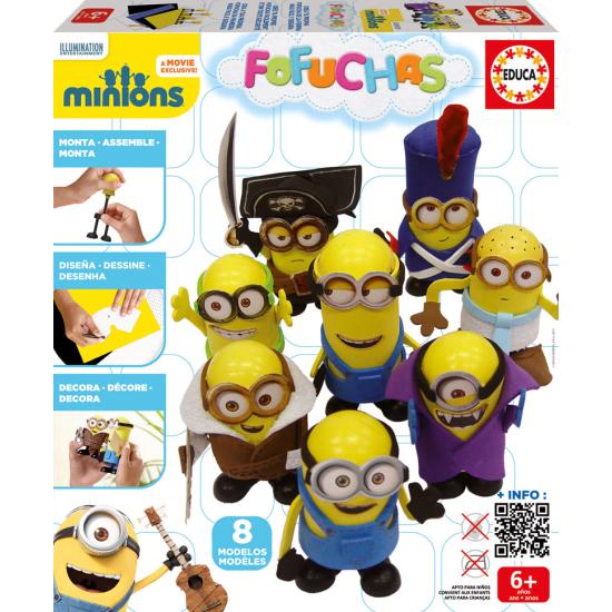Jogo Criativo Minions Mini Fofuchas Conjunto de 8