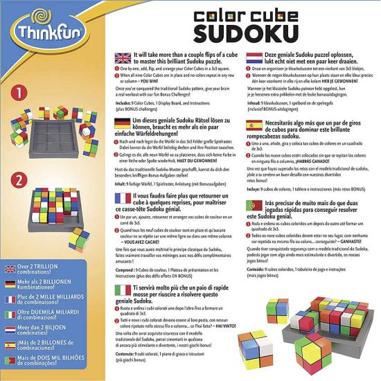 Think Fun Color Cube Sudoku Jogo Educacional
