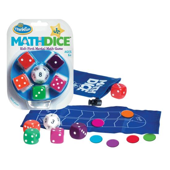 Think Fun Math Dice Junior Jogo Educacional
