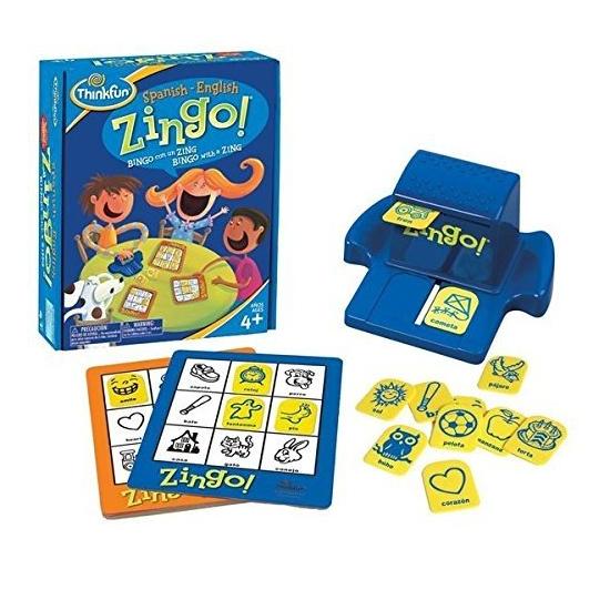 Jogo educativo Think Fun Zingo Espanhol-Inglês Jogo educativo Think Fun Zingo Espanhol-Inglês