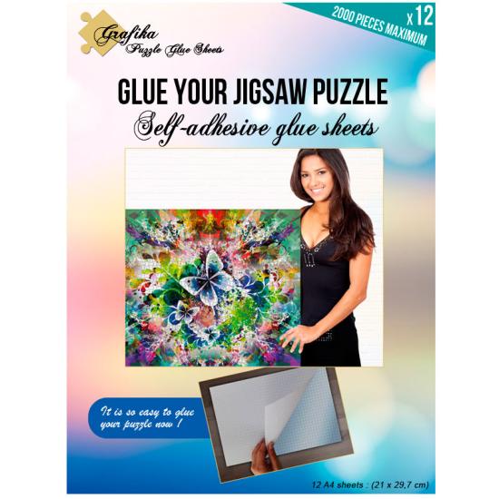 Puzzles Grafika Cola Folhas Adesivas Puzzles de 2.