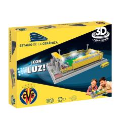 Puzzle 3D Estadio de la Cerámica Villarreal CF com Luz