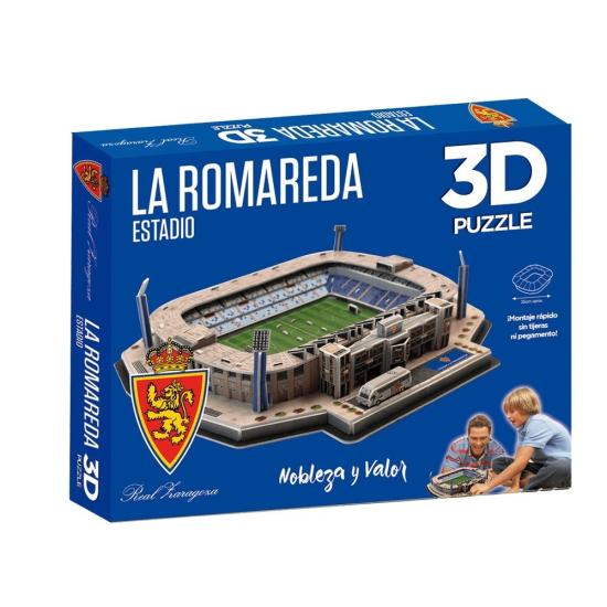 Puzzle 3D Estádio La Romareda Real Zaragoza