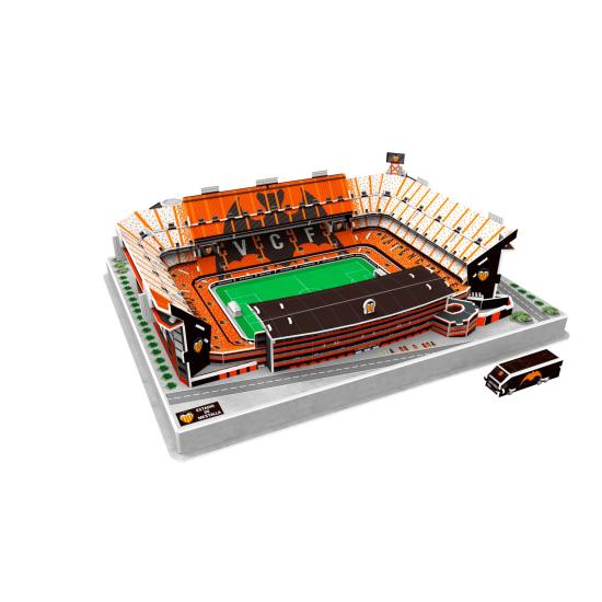 Puzzle 3D Estadio Mestalla Valencia CF com Luz