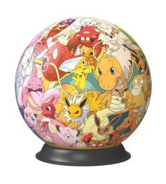Puzzle 3D Ravensburger  Bola Pokemon 73 Pçs
