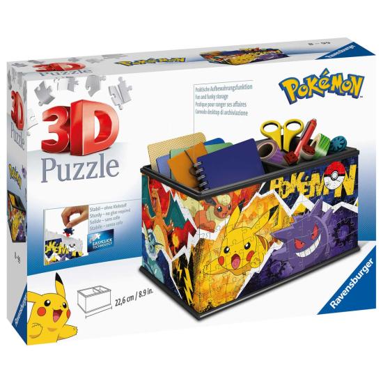 Puzzle 3D Ravensburger Caixa Pokémon de 223 peças