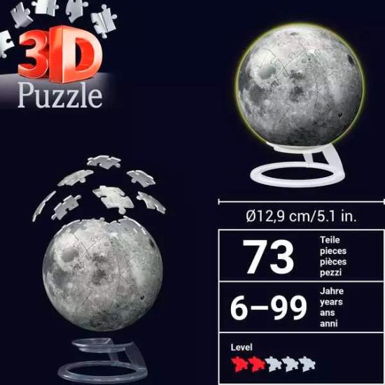 Puzzle 3D Ravensburger A Lua 72 unidades