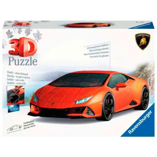 Ravensburger Lamborghini Huracan Evo 3D Puzzle 108 peças