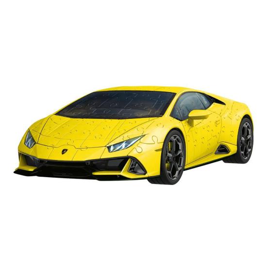 Puzzle 3D Ravensburger Lamborghini Huracan Evo Amarelo 108p