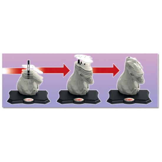 Escultura 3D Colorida Puzzle T-Rex 160 Peças