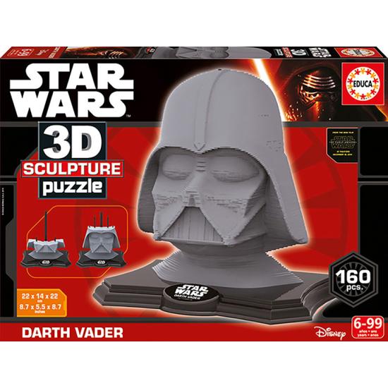 Puzzle Escultura 3D Darth Vader Guerra nas Estrelas 160 P