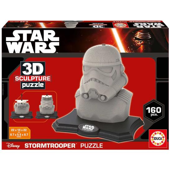 Puzzle Escultura 3D Stormtrooper Star Wars 160 Peças