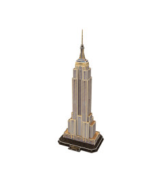 Puzzle 3D do Empire State Building de marcas mundiais (Na