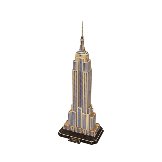 Puzzle 3D do Empire State Building de marcas mundiais (Na Puzzle 3D do Empire State Building de marcas mundiais (Na