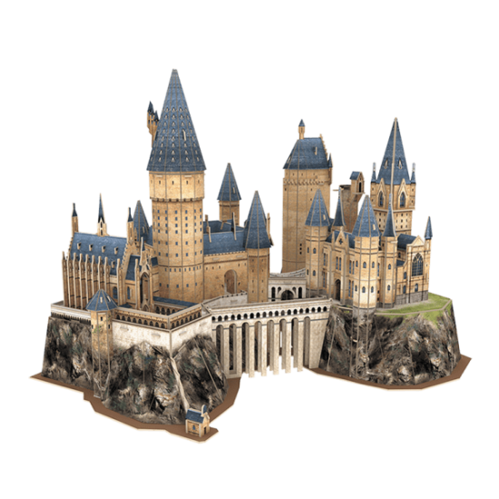 3D Puzzle World Marcas Harry Potter Castelo de Hogwarts