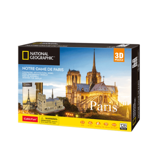 Puzzle 3D World Brands Notre Dame (National Geographic) Puzzle 3D World Brands Notre Dame (National Geographic)