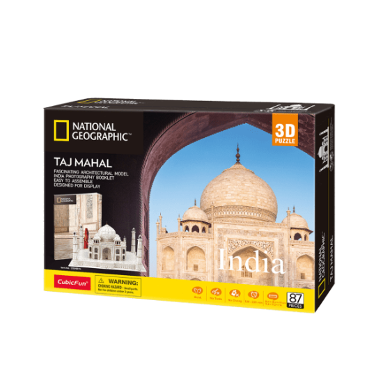 Puzzle 3D World Marcas Taj Mahal (National Geographic) Puzzle 3D World Marcas Taj Mahal (National Geographic)