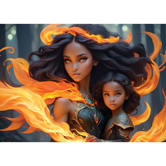 Puzzle Alipson Água e Fogo 2x500 peças