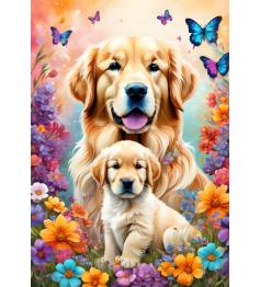 Puzzle Alipson Cães do Amor Materno de 1000 Peças