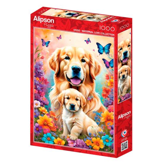 Puzzle Alipson Cães do Amor Materno de 1000 Peças Puzzle Alipson Cães do Amor Materno de 1000 Peças