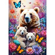 Puzzle Alipson Ursos do Amor Materno de 1000 Peças