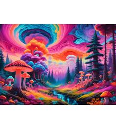 Puzzle Alipson Floresta de Cogumelos 1000 Peças