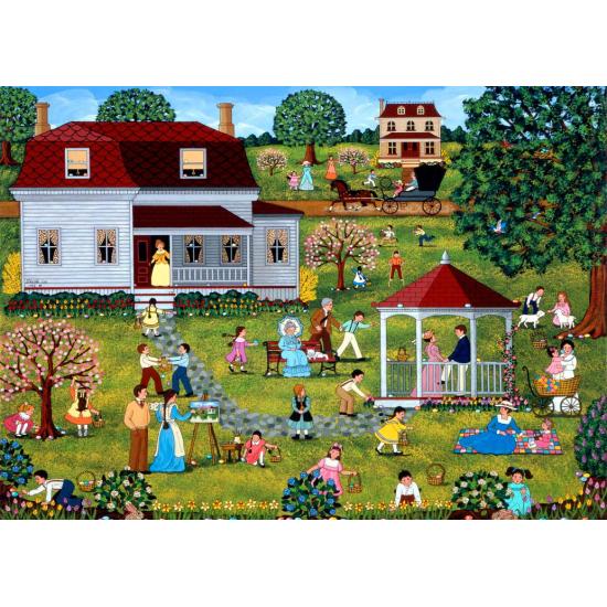 Puzzle Alipson Caça aos Ovos de Páscoa de 500 Peças