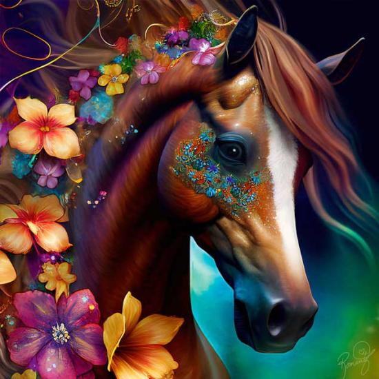 Puzzle Alipson Cavalo de Fantasia de 1000 Peças Puzzle Alipson Cavalo de Fantasia de 1000 Peças