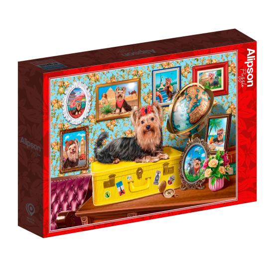 Puzzle Alipson Filhote De Yorkshire Terrier de 1000 Peças