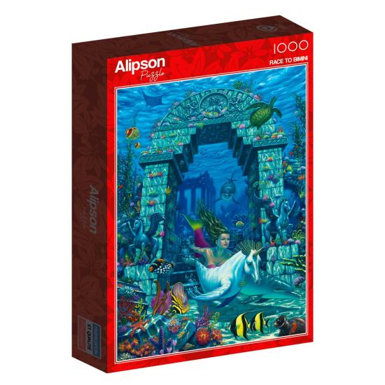 Puzzle Alipson Corrida Sob o Mar de 1000 Peças Puzzle Alipson Corrida Sob o Mar de 1000 Peças