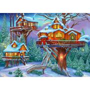 Puzzle Alipson Casa na Árvore en Inverno de 500 Peças
