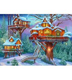 Puzzle Alipson Casa na Árvore en Inverno de 500 Peças