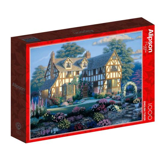 Puzzle Alipson Casa Estilo Tudor de 1000 Peças