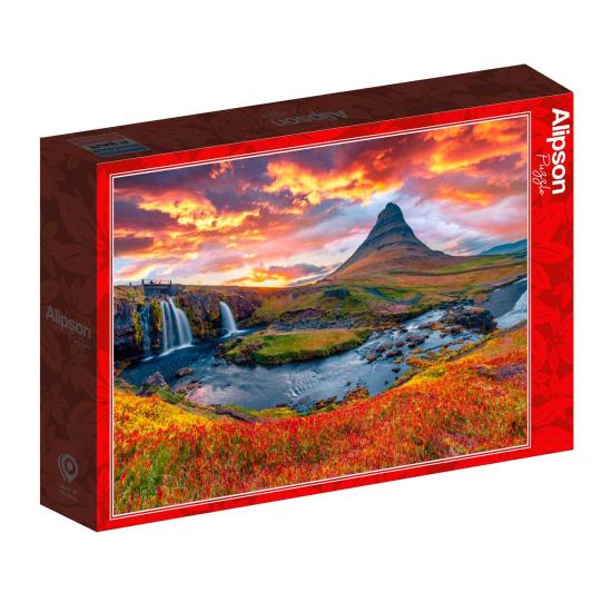 Puzzle Alipson Cascata de Kirkjufellsfoss, Islândia de 500 Peças