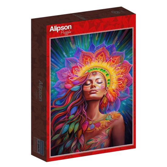 Puzzle Alipson Xamã do arco-íris de 1000 Peças