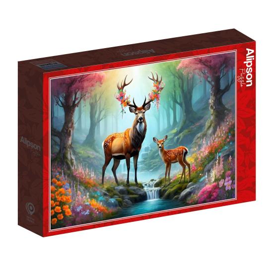Puzzle Alipson Veado Majestoso de 500 Peças Puzzle Alipson Veado Majestoso de 500 Peças