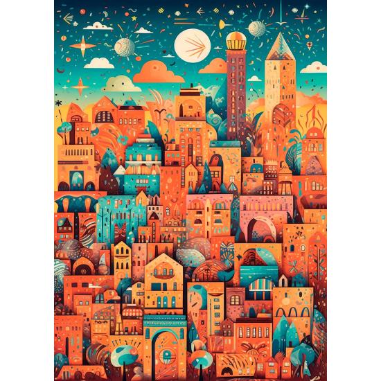 Puzzle Alipson Cidade Incrível de 500 Peças