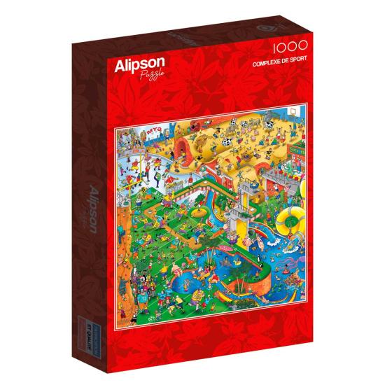 Puzzle Alipson Complexo Esportivo de 1000 Peças