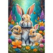 Puzzle Alipson Coelhinhos da primavera de 1000 Peças