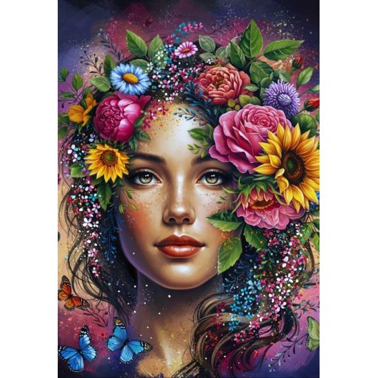 Puzzle Alipson Senhora Em Flor de 1000 Peças