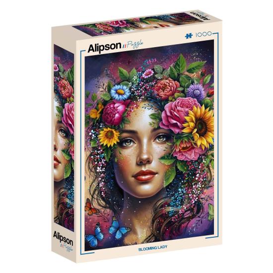 Puzzle Alipson Senhora Em Flor de 1000 Peças