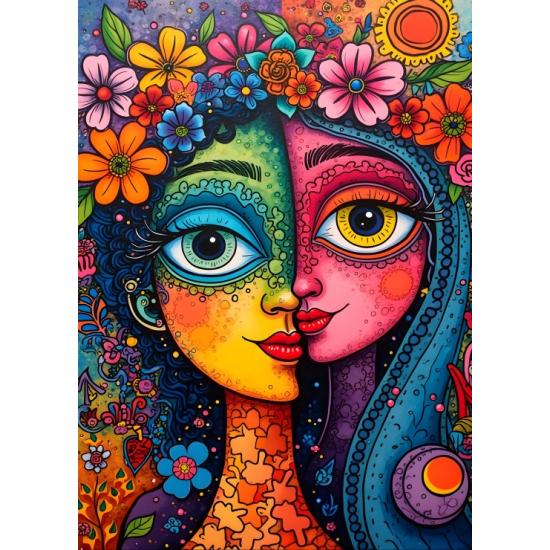 Puzzle Alipson Duo Colorido de 1500 Peças