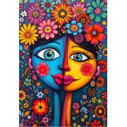 Puzzle Alipson Duo De Flores de 1000 Peças