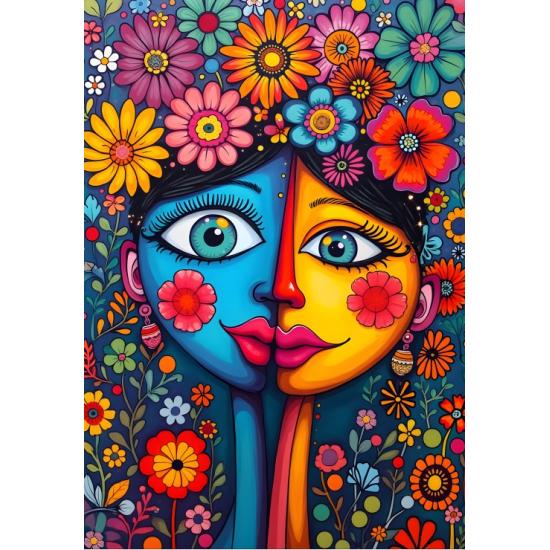 Puzzle Alipson Duo De Flores de 1000 Peças