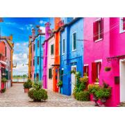Puzzle Alipson Beco Colorido De Burano de 500 Peças
