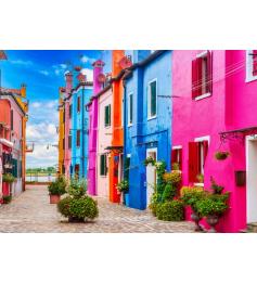 Puzzle Alipson Beco Colorido De Burano de 500 Peças