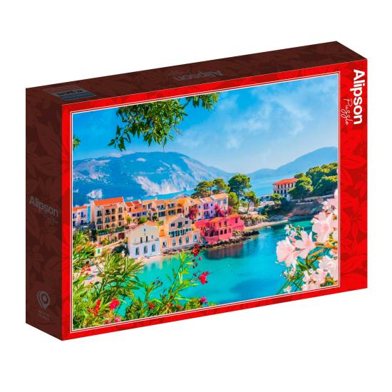 Puzzle Alipson Vila Colorida De Assos, Grécia 500 Peças Puzzle Alipson Vila Colorida De Assos, Grécia 500 Peças