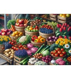 Puzzle Alipson A Banca Do Jardineiro de 500 Peças