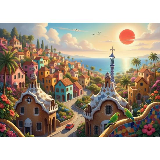 Puzzle Alipson O Sonho De Barcelona de 500 Peças