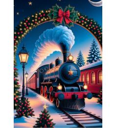 Puzzle Alipson O Trem Mágico De Natal de 1000 Peças